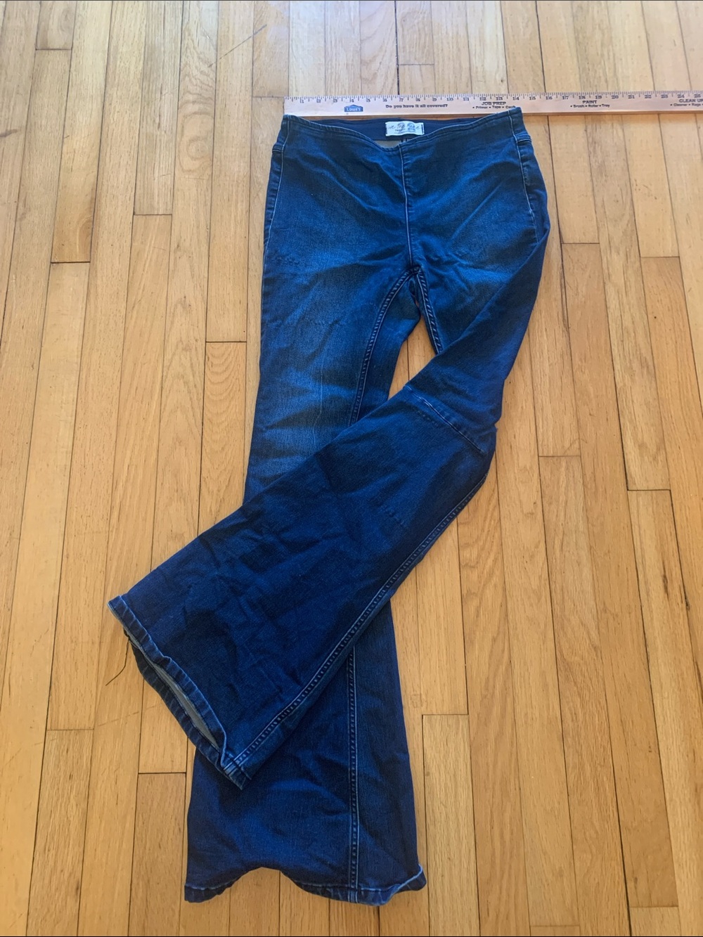 We The Free Dark Blue Flare Jeans